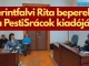 Perintfalvi Rita és jogi képviselője a Fővárosi Törvényszéken a PestiSrácok kiadója, a Mediaworks elleni per első tárgyalásán
